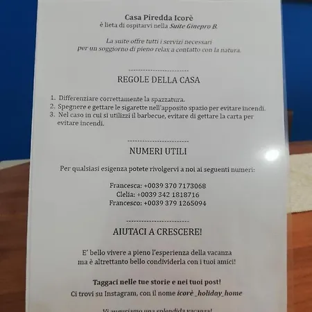 Casa Piredda Icore Iun P2102 Bed & Breakfast *